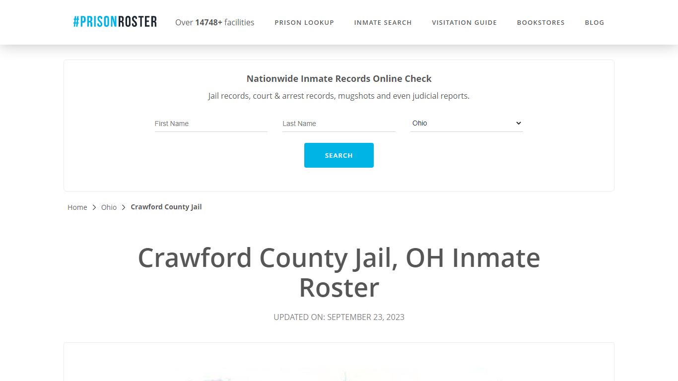 Crawford County Jail, OH Inmate Roster - Prisonroster